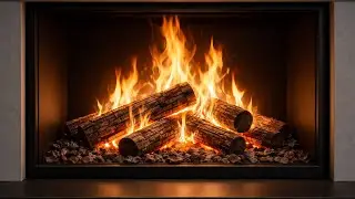 Crackling fireplace. Cozy fire sounds for sleep, relax, study or just cozy atmosphere. (8h) no music