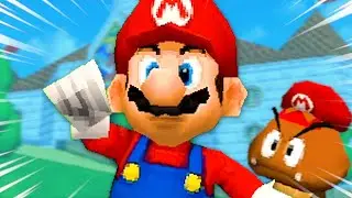 Mario 64 DS but some funny stuff happens