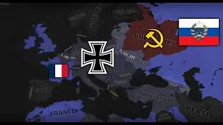 WW1 German Victory Every Day with Army Sizes
