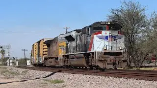Trains in Tucson, AZ 01/12/2026 Feat. UP 1111 On point, AC6000 Leader, Amtrak & More!