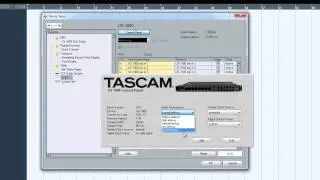 Учебное пособие по Cubase 5: как настроить проект с интерфейсом Tascam US-1800