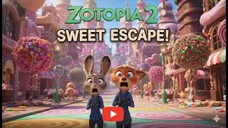 Candy Zeropolis: When Zootopia Turns Into a Sweet World 🍬🌈