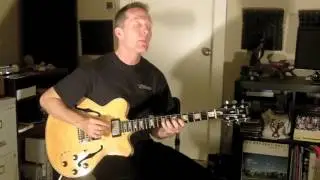 Bach Cello Suite 2 Prelude on electric guitar
