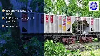 India&rsquo;s first indigenous aluminium  wagons.Completely #MadeinIndia aluminium rake by Indian Railways