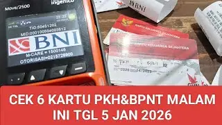 CEK SALDO 6 KARTU KKS PKH&BPNT ...5 JANUARI 2025❗