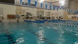 Swimming Backstroke - Anna Doherty - above water