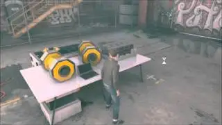 Quantum Break Find a Way through Warehouse