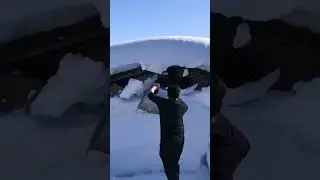 Satisfying Ice Peel #asmr #snow #funny #odlysatisfying #ice #satisfying #fyp