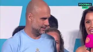 Noel Gallagher and an Oasis Reunion mentioned at the Treble winning parade yesterday in Manchester.
