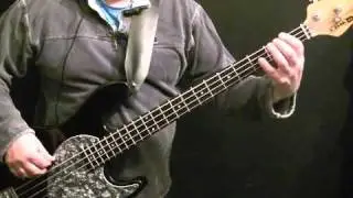How To Play Bass Guitar to Don't Stop Me Now (Part 2) - Queen - John Deacon