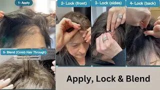 Transform Your Hair- Apply, Lock & Blend with InvisaBlend Micro Strand for Fuller Longer Hair Safely