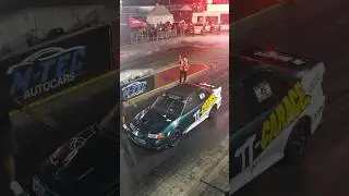 Mitsubishi Lancer Evolution Flames & Launch at Souped Up Thailand Drag Grand Prix