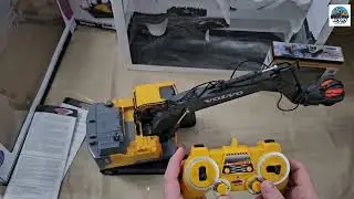 RC Bagger Excavator Jamara Volvo EC160E | Unboxing & How It Works 