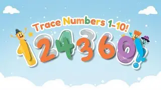 Learn the Numbers in English from 1 to 10 | write numbers for kids