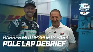 Romain Grosjean Pole Lap Debrief // Children&rsquo;s of Alabama Indy Grand Prix