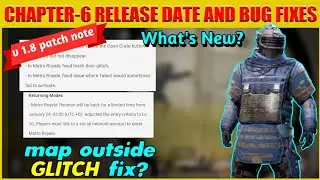 Chapter 6 release date confirmed😱| Talent Point bug fix | METRO ROYALE #mravgaming #metroroyale