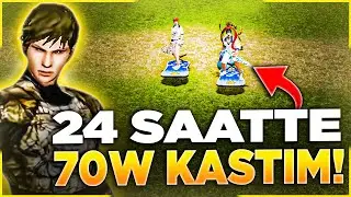 YENİ SUNUCUDA 24 SAATTE 70 WON KASTIM! 🔥 | Metin2 Safir#8