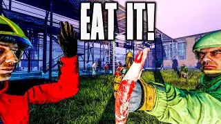 Feeding Human Flesh to my Friends - DayZ