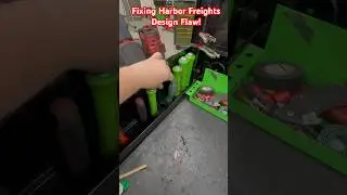Finally fixed the biggest issue I’ve had with the #harborfreight 6 drawer #rollcart. #automotivetech