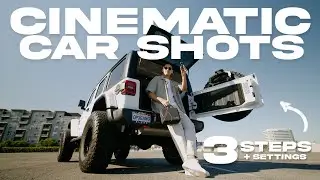 3 Easy Steps to Cinematic Rolling Car Shots Ft. SmallRig Car Mount