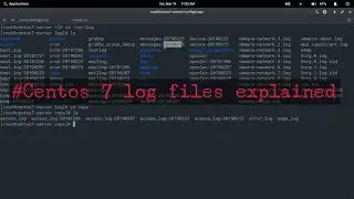 Centos log files