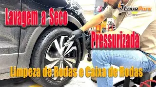 LAVAGEM A SECO PRESSURIZADA Limpeza de Rodas e Caixa de Rodas #est&eacute;ticaautomotiva #lavepark