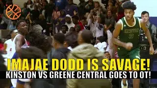 UNCW Commit Imajae Dodd Goes WILD Against Kinston! Triple Double In Overtime!