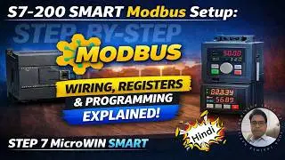 S7-200 SMART Modbus Setup: Wiring, Registers & Programming Explained | STEP 7 MicroWIN SMART
