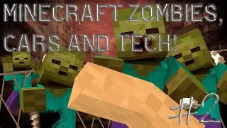 Minecraft Zombies, Cars and Tech! #2 (ХАРДКОР!) #Shorts #майнкрафт #Zombies