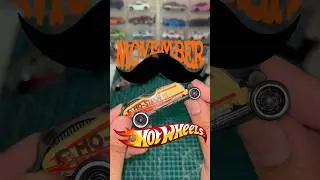 Movember and Mo-stash #shorts #hotwheels #movember #noshavenovember #mostash #mustache