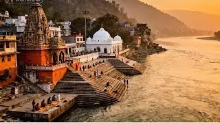 Finding Peace in Rishikesh | Yoga, Ganga Aarti & Spiritual Journey -#vlog #shoets #shortsfeed #ganga