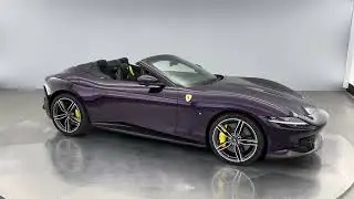 Ferrari Roma Spider in Purple at our Hatfield showroom 