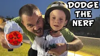 Dodging NERF ATTACKS on Scooter!