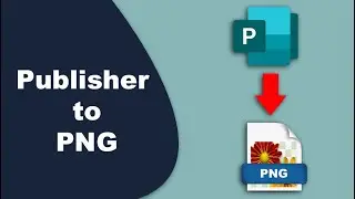 How to convert publisher to PNG Image using Microsoft Publisher