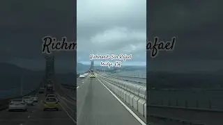 Richmond San Rafael bridge connecting SF to Marin county #ijeriashwinivlogs #alwaysonthemove
