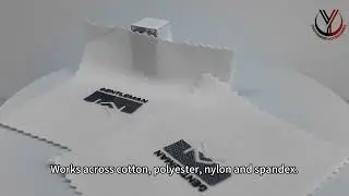 Watch: Debossed Phantom Colour Logo Heat Transfer Labels For Clothing Showcase