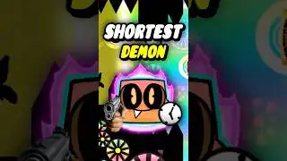 Это самый короткий демон в Geometry Dash! #geometrydash