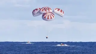 Vivez en direct le retour de la capsule Crew Dragon de SpaceX !