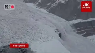 A massive avalanche struck Pani Matha near Zojila Pass, and traffic remains suspended on the