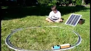 Solar Powered Model Train