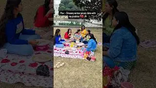Dreamy winter picnic date with my pookies 🎀✨#picnic #mypookie #shorts #enjoy #aesthetic #girlsgang