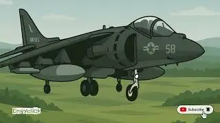 Harrier Jet Moving Engine Sound | Free Jet SFX 🎬
