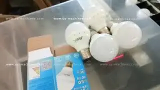 Small LED light bulb horizontal automatic cartoning machine box case erecting pushing sealing packin