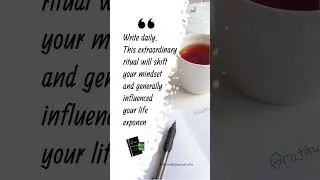 Write daily