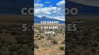 5.04 Acres in Colorado for $14,978. #realestate #foryou #usa #property #land #shorts #short #fyp #fy