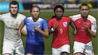 WOMEN vs MEN FIFA 16 Speed Test