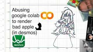 Abusing Google's Computers to render Bad Apple (Desmos Graphing Calculator)