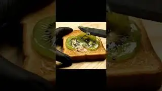 Glass Kiwi Cutting, Spreading & Eating ASMR | #GlassKiwi #ASMREating #SatisfyingASMR   #8KASMR