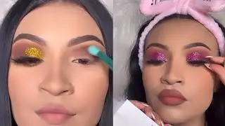 Perfect step by step easy eye makeup art tutorial for WOC|Beginners #shortfeeds #short #woc