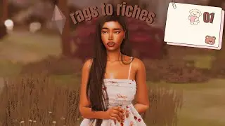 BROKE, HOMELESS & MISERABLE 💔🥀 | The Sims 4: Rags to Riches Ep 01